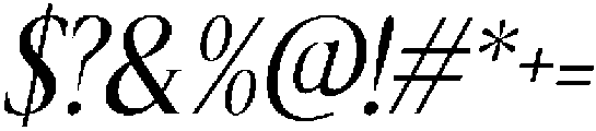 CS Ristela Italic otf (400) Font OTHER CHARS