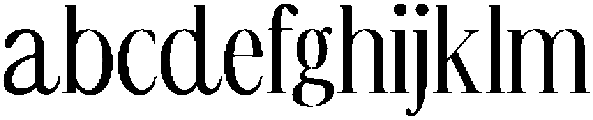 CS Ristela Regular otf (400) Font LOWERCASE