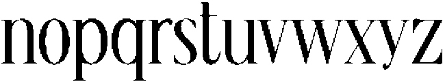 CS Ristela Regular otf (400) Font LOWERCASE