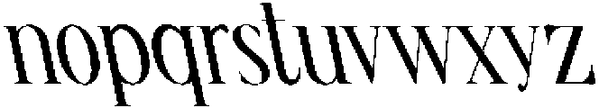 CS Ristela Reverse Italic otf (400) Font LOWERCASE