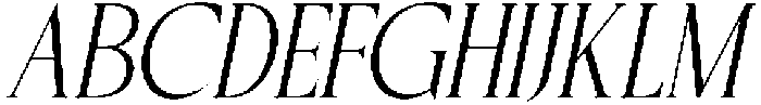 CS Rivosa Italic otf (400) Font UPPERCASE