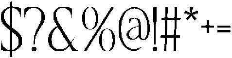 CS Rivosa Regular otf (400) Font OTHER CHARS