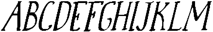 CS Roast Drawn Italic otf (400) Font