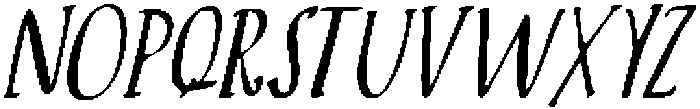 CS Roast Drawn Italic otf (400) Font LOWERCASE