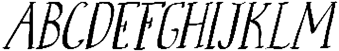 CS Roast Italic otf (400) Font