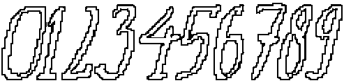 CS Roast Pixel Outline otf (400) Font OTHER CHARS