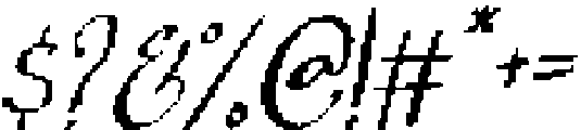 CS Roast Pixel Regular otf (400) Font OTHER CHARS