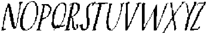 CS Roast Pixel Regular otf (400) Font LOWERCASE