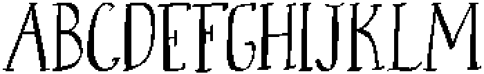 CS Roast Regular otf (400) Font UPPERCASE
