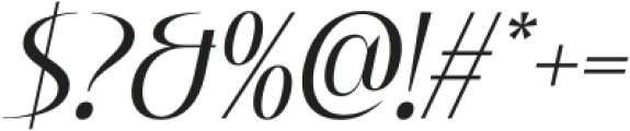 CS Roastery Italic otf (400) Font OTHER CHARS