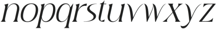 CS Roastery Italic otf (400) Font LOWERCASE