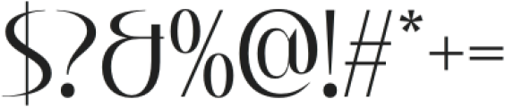 CS Roastery Regular otf (400) Font OTHER CHARS