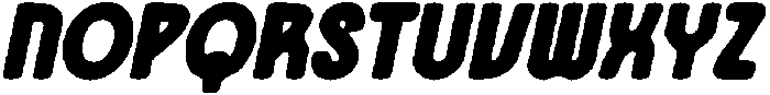 CS Robust Drawn Italic otf (400) Font UPPERCASE