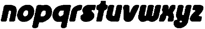 CS Robust Drawn Italic otf (400) Font LOWERCASE