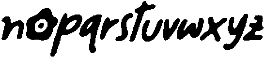 CS Roche Drawn Italic otf (400) Font LOWERCASE