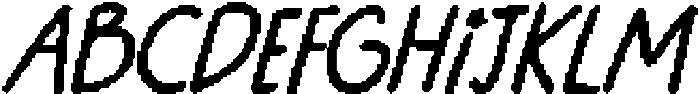 CS Roche Pixel Regular otf (400) Font UPPERCASE