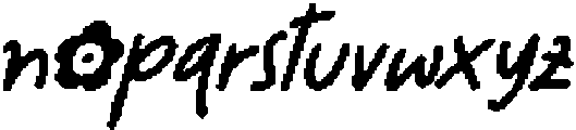 CS Roche Pixel Regular otf (400) Font LOWERCASE