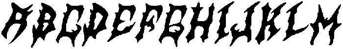 CS Rocker Drawn Italic otf (400) Font UPPERCASE