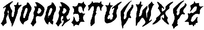 CS Rocker Drawn Italic otf (400) Font LOWERCASE