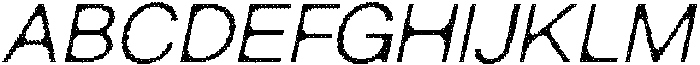 CS Rodney Disco Italic otf (400) Font UPPERCASE