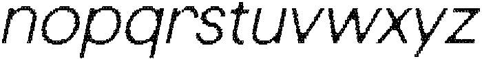 CS Rodney Disco Italic otf (400) Font LOWERCASE