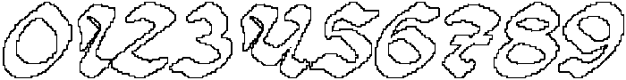 CS Rolins Pixel Outline otf (400) Font OTHER CHARS