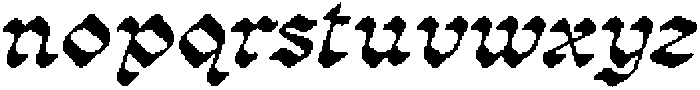 CS Rolins Pixel Regular otf (400) Font LOWERCASE
