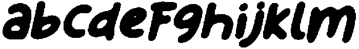 CS Rolisy Drawn Italic otf (400) Font LOWERCASE