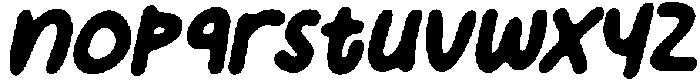 CS Rolisy Drawn Italic otf (400) Font LOWERCASE