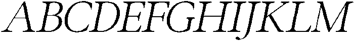 CS Rollent Italic otf (400) Font UPPERCASE