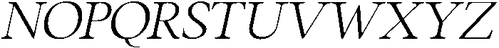 CS Rollent Italic otf (400) Font UPPERCASE