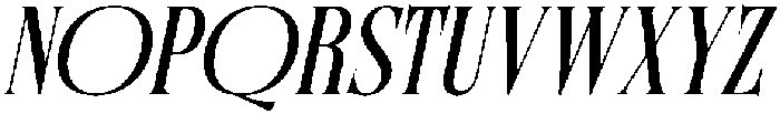 CS Romaine Italic otf (400) Font UPPERCASE