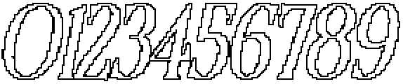 CS Romaine Pixel Outline otf (400) Font OTHER CHARS