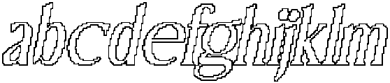 CS Romaine Pixel Outline otf (400) FONT