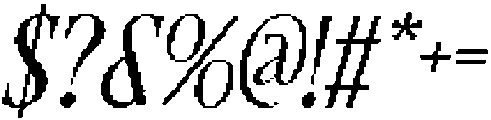 CS Romaine Pixel Regular otf (400) Font OTHER CHARS