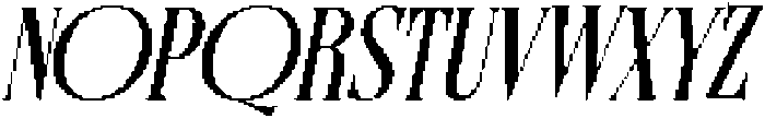 CS Romaine Pixel Regular otf (400) Font UPPERCASE