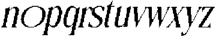 CS Romaine Pixel Regular otf (400) Font LOWERCASE
