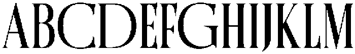 CS Romaine Regular otf (400) Font UPPERCASE