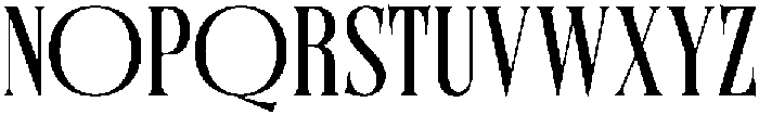 CS Romaine Regular otf (400) Font UPPERCASE