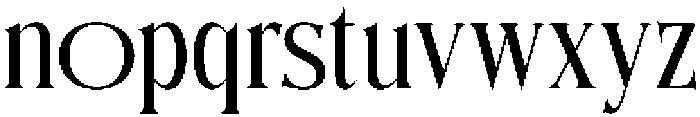 CS Romaine Regular otf (400) Font LOWERCASE