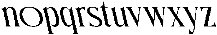 CS Romaine Reverse Italic otf (400) Font LOWERCASE