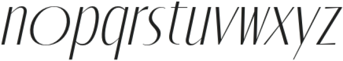 CS Rosalyn Italic otf (400) Font LOWERCASE