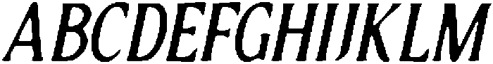 CS Rosetta Drawn Italic otf (400) Font UPPERCASE