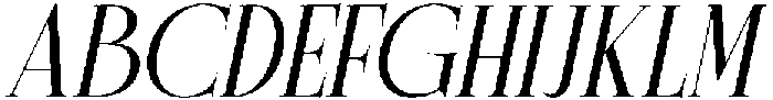 CS Rottage Italic otf (400) Font UPPERCASE