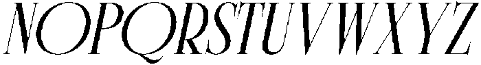 CS Rottage Italic otf (400) Font UPPERCASE