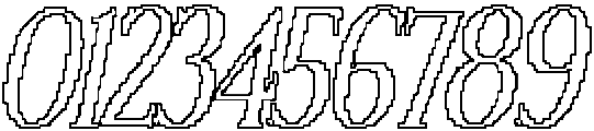 CS Rottage Pixel Outlline otf (400) Font OTHER CHARS
