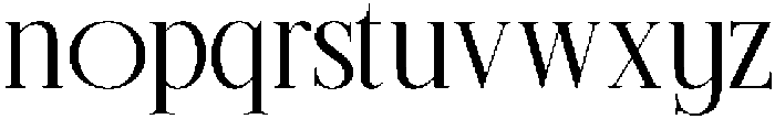 CS Rottage Regular otf (400) Font LOWERCASE