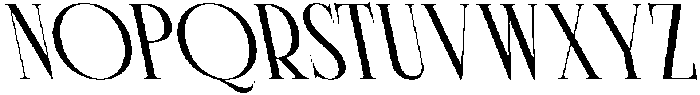 CS Rottage Reverse Italic otf (400) Font UPPERCASE