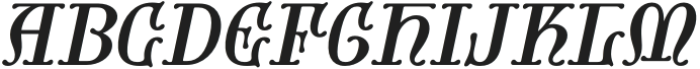 CS Rovane Italic otf (400) Font UPPERCASE