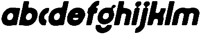 CS Rovian Drawn  Italic otf (400) Font LOWERCASE
